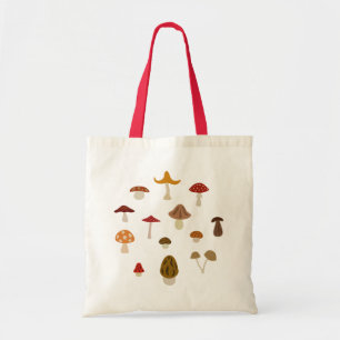 Bolsa Tote Saco de Tote dos Cogumelos do outono (Claro)
