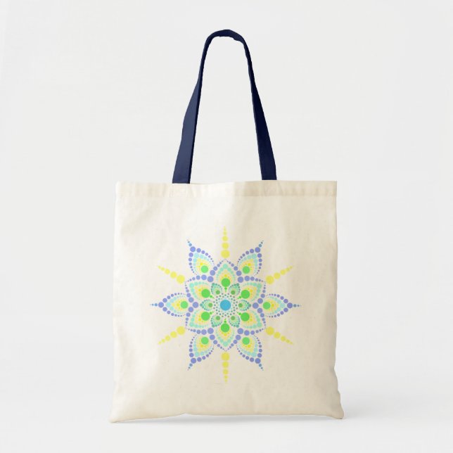 Bolsa Tote Saco de tote Dot Mandala - Designs JessyD (Frente)