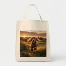 Saco de Tote Elegante Elegante do Cocker Spaniel