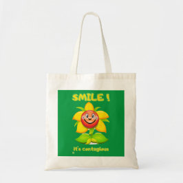 Bolsa Tote saco de tote engraçado "SMILE"