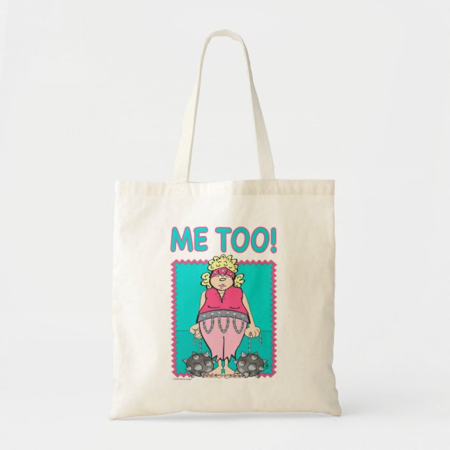 Bolsa Tote Saco de Tote "Eu Também" (Frente)