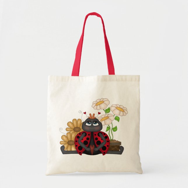 Bolsa Tote Saco de Tote Ladybug (Frente)