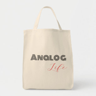 Bolsa Tote Saco de tote moderno vida analógica