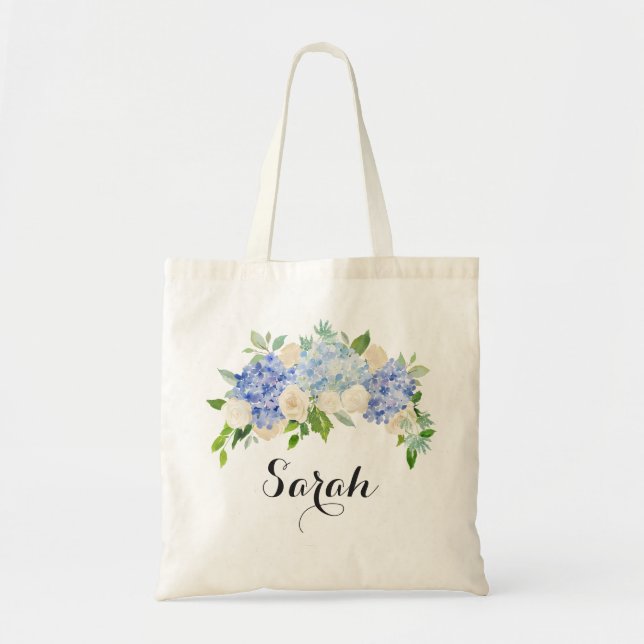 Bolsa Tote Saco de Tote Personalizado. Saco Floral Tote. Brid (Frente)