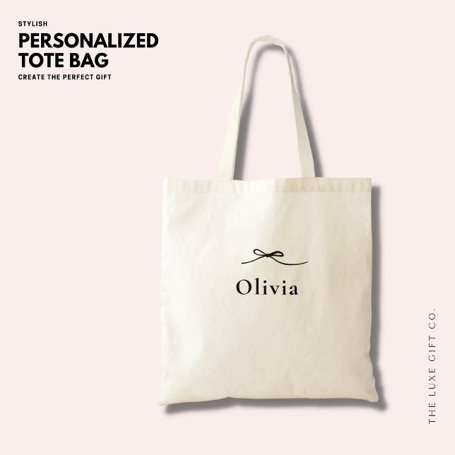 Bolsa Tote Saco de Tote Personalizado Simples com Arco (Criador carregado)