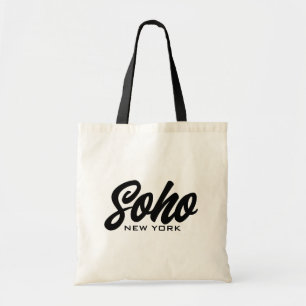 Bolsa Tote Saco de tote Soho New York com tipografia de scrip