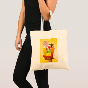 Bolsa Tote Saco de Tote Tropical de Verão