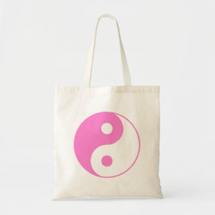 Bolsa Tote Saco de Tote Yin Yang Rosa