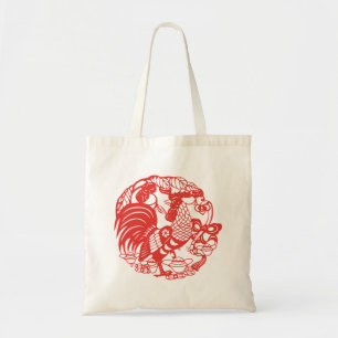 Bolsa Tote Saco de Tote Zodíaco de Ano Zodíaco de Rooster C