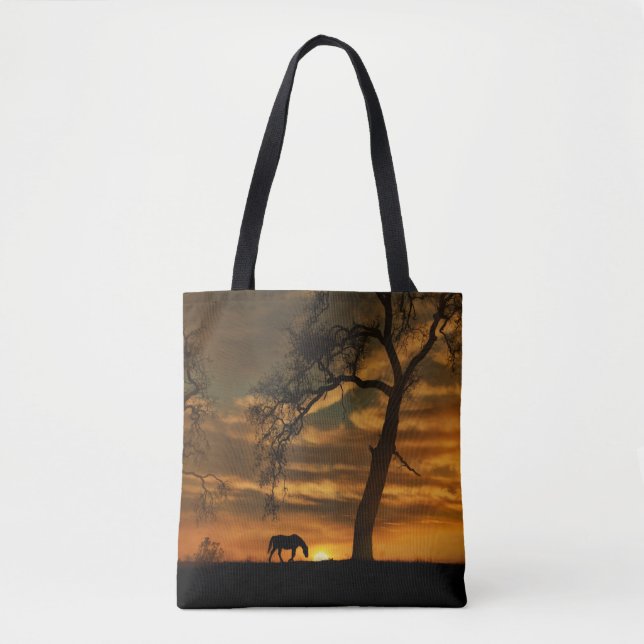 Bolsa Tote Saco de Totebag de Cavalo (Frente)