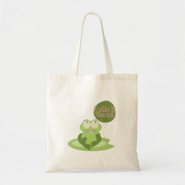 Bolsa Tote Saco de Totens de Balão de Sapo para Crianças Bibl