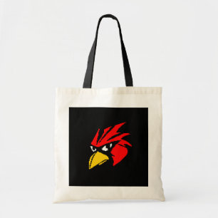 Bolsa Tote Saco de tração da face do pássaro em forma de píxe