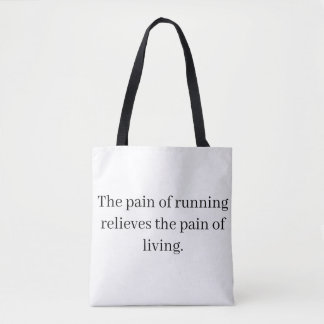 Bolsa Tote Saco de transporte inspiração para corrida