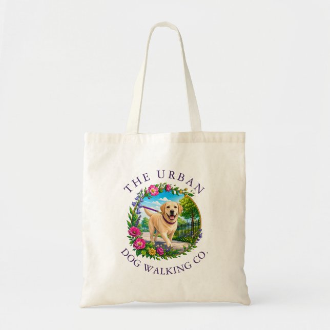 Bolsa Tote Saco de Treino para Passear Cães Labrador (Frente)