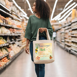 Bolsa Tote Saco de Verão Divertido