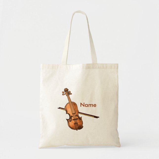 Bolsa Tote Saco de Violin Country (Frente)