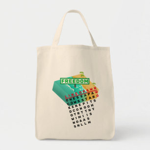 Bolsa Tote Saco desenhado por linha