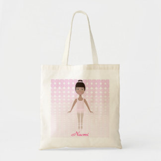 Bolsa Tote Saco do afro-americano da bailarina personalizado
