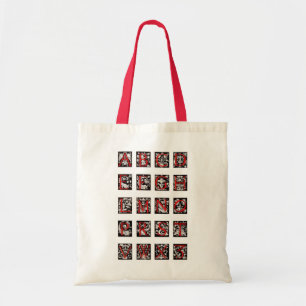 Bolsa Tote Saco do alfabeto