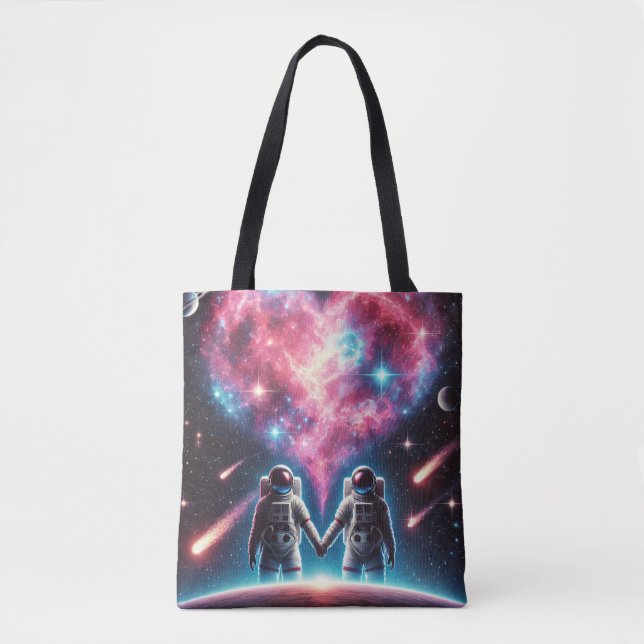 Bolsa Tote Saco do Astronauta Cósmico (Frente)