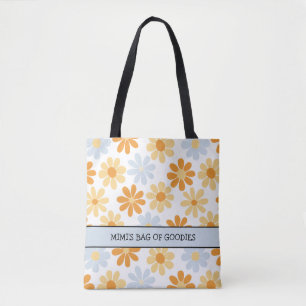 Bolsa Tote Saco do Bag de Goodies Boho Daisy de Mimi
