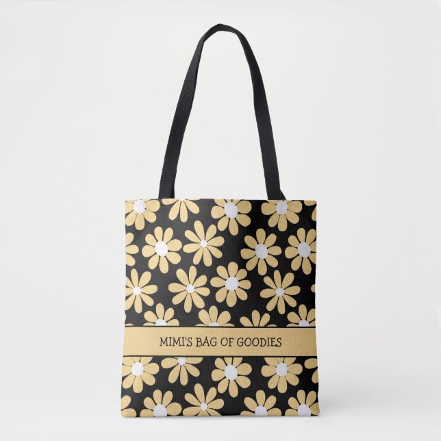 Bolsa Tote Saco do Bag de Goodies Boho Daisy de Mimi (Frente)