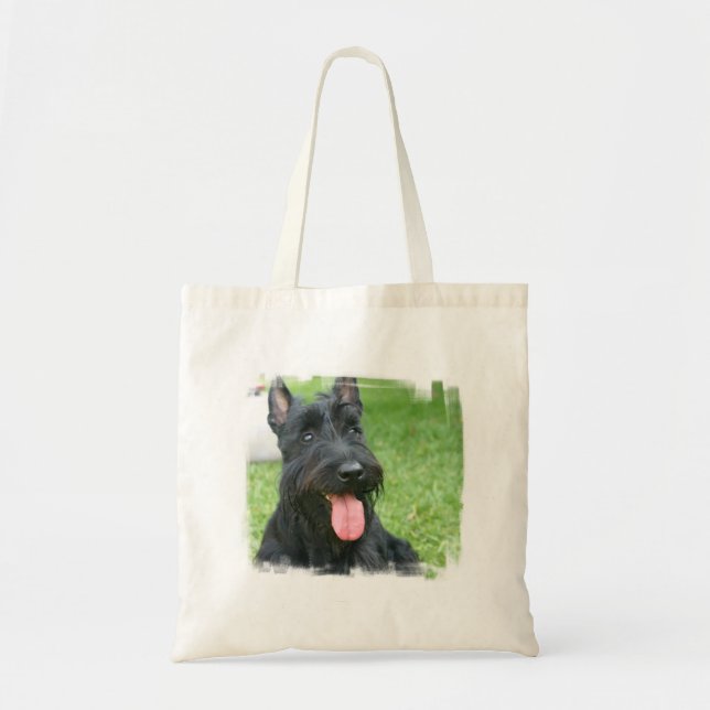 Bolsa Tote Saco do cão de Terrier do Scottish (Frente)