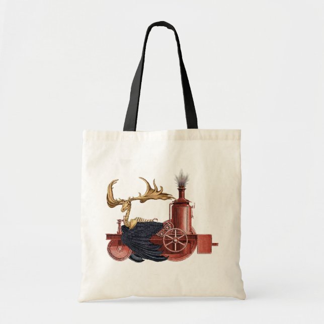 Bolsa Tote Saco do caribu de Stitchpunk (Frente)