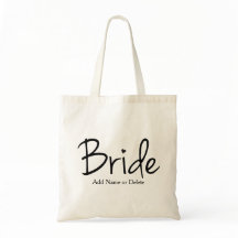 Saco do casamento para a sacola das canvas do