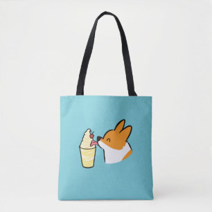 Bolsa Tote Saco do chicote de Dole do abacaxi do Corgi