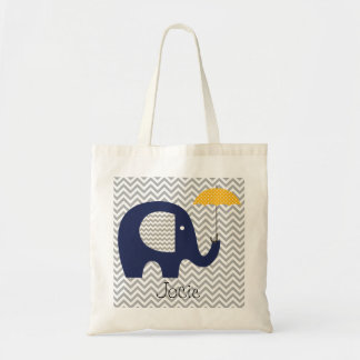 Bolsa Tote Saco do costume do guarda-chuva do amarelo do