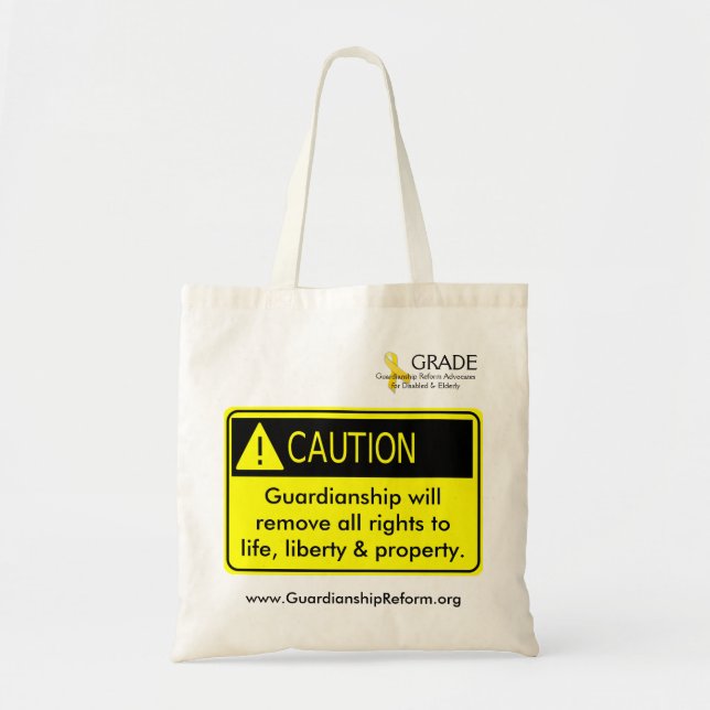 Bolsa Tote Saco do cuidado da CATEGORIA (Frente)