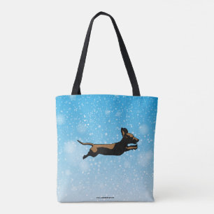 Bolsa Tote Saco do Dachshund