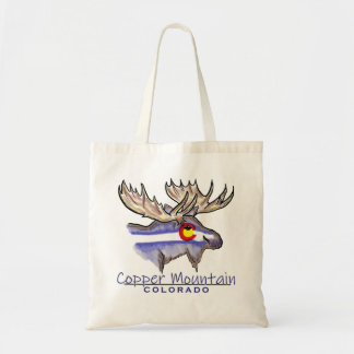 Bolsa Tote Saco do desenho do alce da Copper Mountain Colorad
