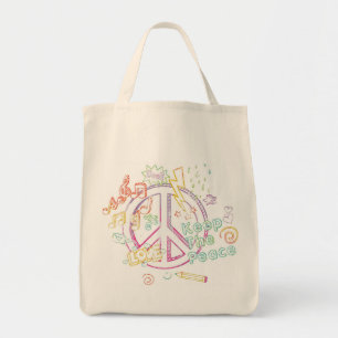 Bolsa Tote Saco do Doodle do caderno