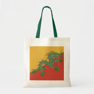 Bolsa Tote Saco do dragão verde