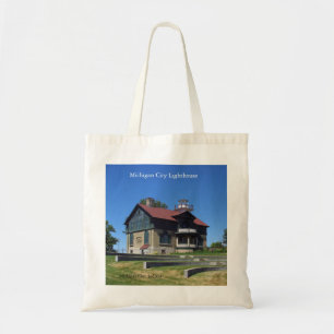 Bolsa Tote Saco do Farol da cidade de Michigan