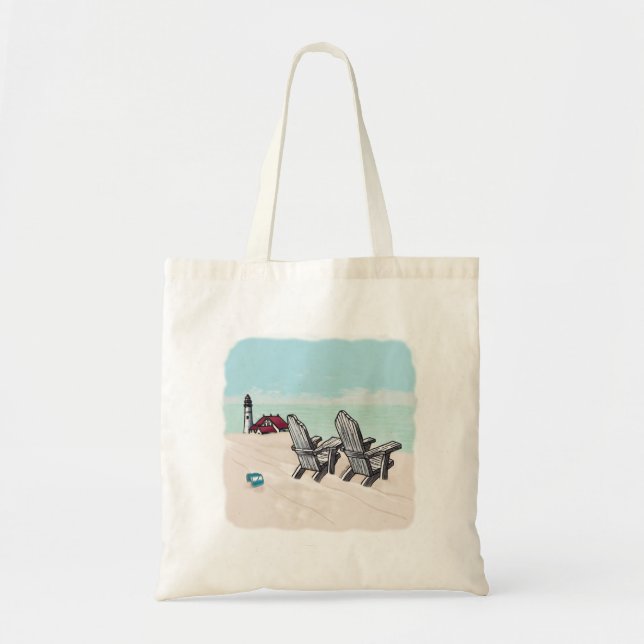 Bolsa Tote Saco do farol das Câmaras de Praia (Frente)