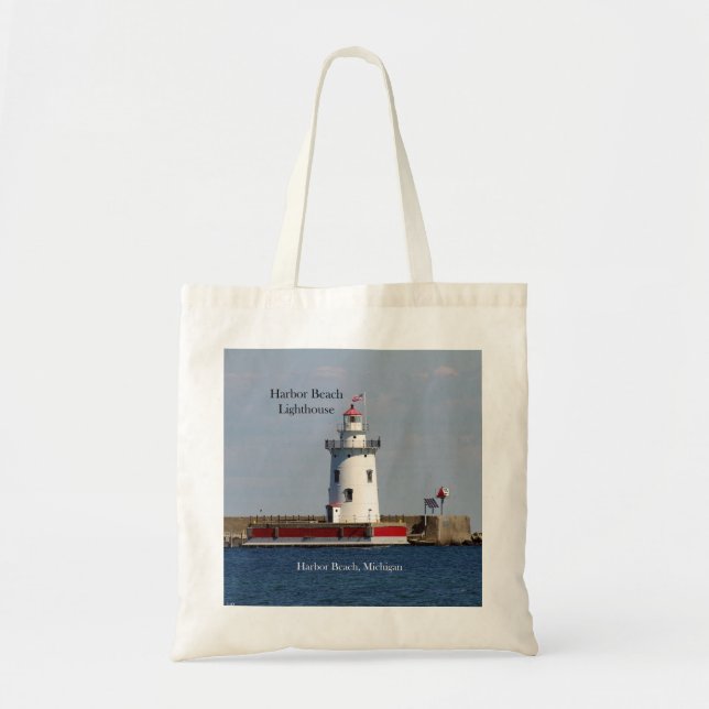 Bolsa Tote Saco do Farol de praia de Harbor (Frente)