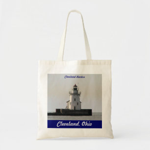 Bolsa Tote Saco do farol do marco (Cleveland OH)