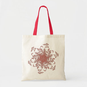 Bolsa Tote Saco do feriado dos bastões de doces