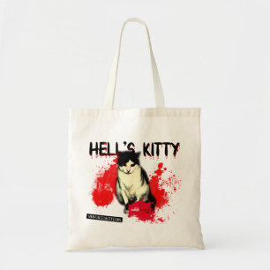 Bolsa Tote Saco do gatinho do inferno