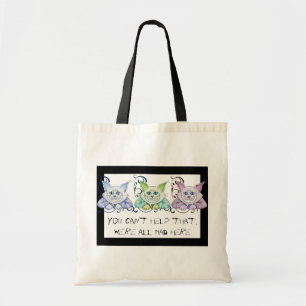 Bolsa Tote Saco do gato de Cheshire