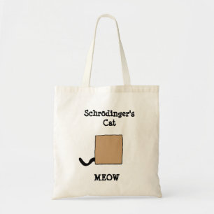 Bolsa Tote Saco do gato de Schrödinger