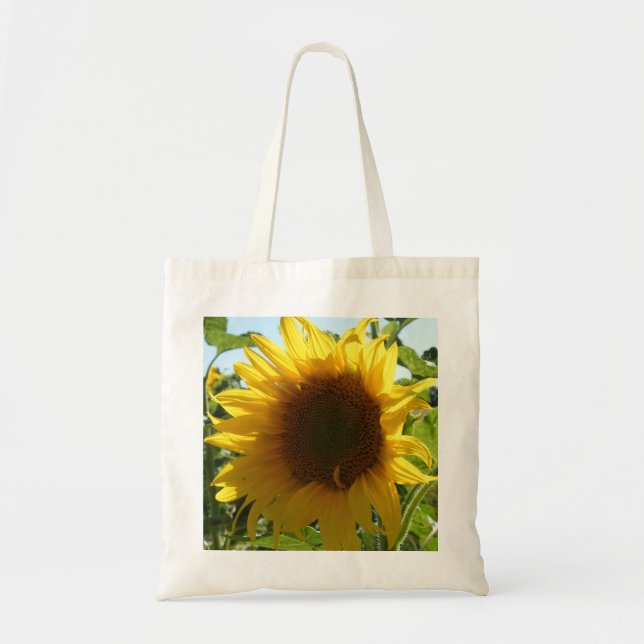 Bolsa Tote Saco do girassol (Frente)
