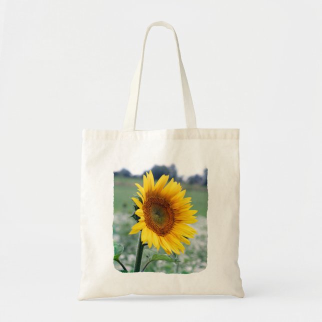 Bolsa Tote Saco do girassol (Frente)