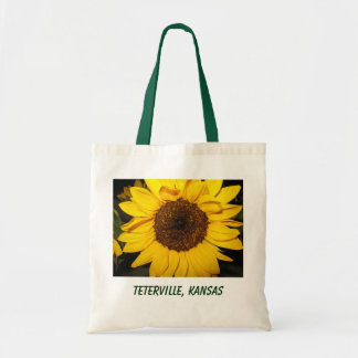 Bolsa Tote Saco do girassol de Teterville KS