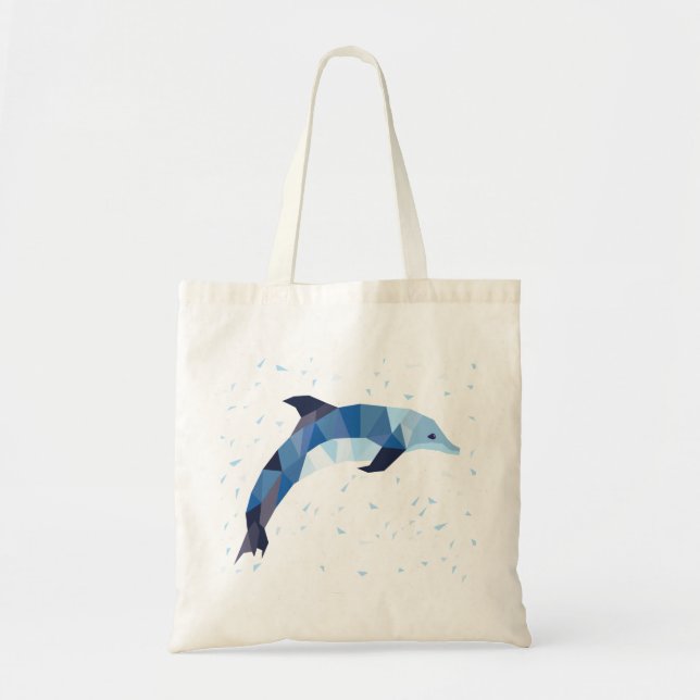 Bolsa Tote Saco do golfinho (Frente)
