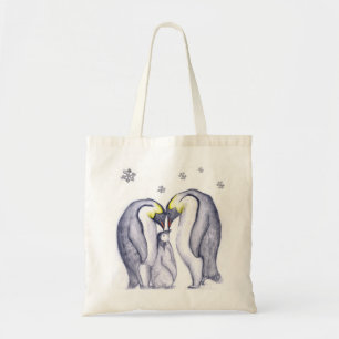 Bolsa Tote Saco do gráfico do pinguim