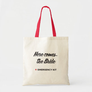 Bolsa Tote Saco do Kit de Emergência da Noiva, Saco de Presen